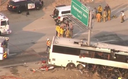 واژگونی اتوبوس در جاده شیراز به سروستان با ۲۹ مصدوم