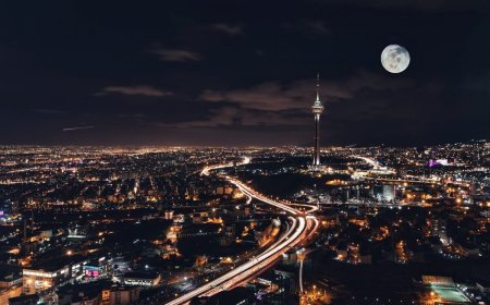 ببینید| چهارشنبه‌سوری تهران از داخل هواپیما