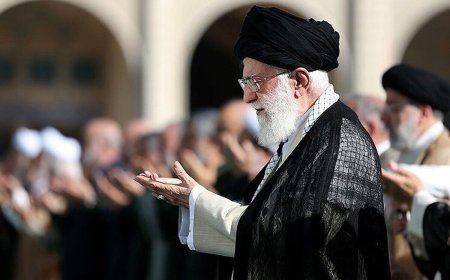 نماز عید فطر به امامت رهبر انقلاب اقامه می‌شود