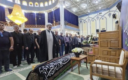 وداع با پیکر زنده‌یاد پروفسور هاشم شرقی در شیراز