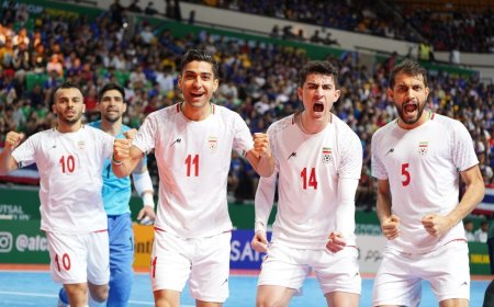 تیم ملی فوتسال ایران قهرمان آسیا
