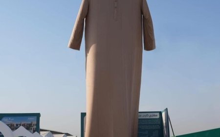 ببینید| رونمایی از بزرگ‌ترین دشداشه جهان در عراق