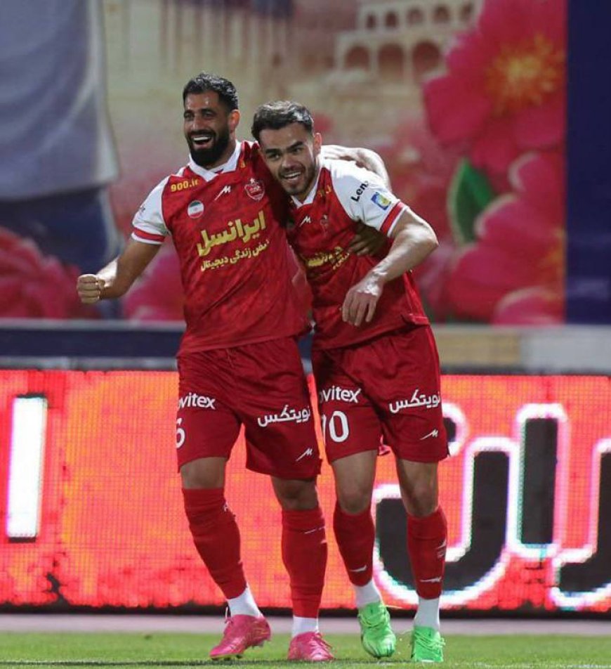 پرسپولیس به یک‌قدمی استقلال رسید