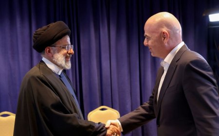 رئیس فیفا شهادت آیت‌الله رئیسی را تسلیت گفت