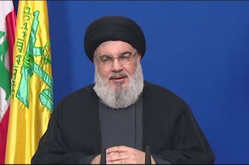 نصرالله خطاب به رهبر انقلاب: چشم امید همه مظلومان به رهبری حکیمانه شماست