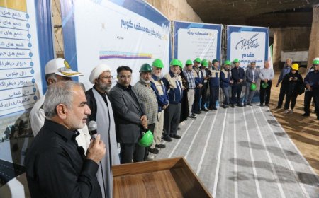 بازدید شبانه شهردار شیراز، نماینده شیراز و زرقان در مجلس و مدیران شهری از طرح احداث زیرگذر گویم