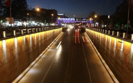 اصلاح سامانه روشنایی زیر گذر زند شیراز ، افزایش ایمنی – زیبایی شیراز در شب 