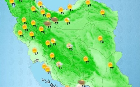 رگبار و رعدوبرق شدید در جنوب کشور