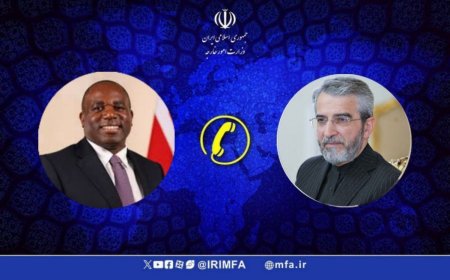 تماس تلفنی وزیر خارجه انگلیس با علی باقری
