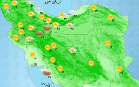 باد و باران در شمال کشور