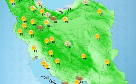 رگبار و رعدوبرق در نیمه شمالی کشور 