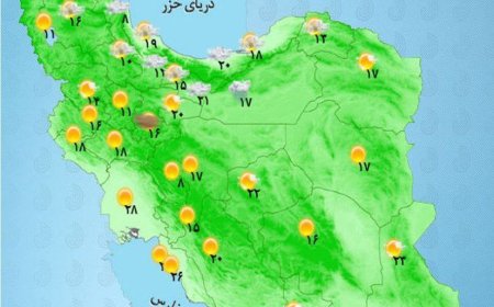 رگبار و رعدوبرق در مناطق شمال غرب کشور