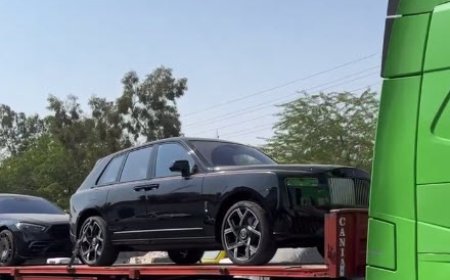 لحظه ورود اولین رولزرویس کولینان ۲۰۲۵ به ایران