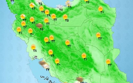 تشدید بارش‌ها در مناطق شمالی کشور
