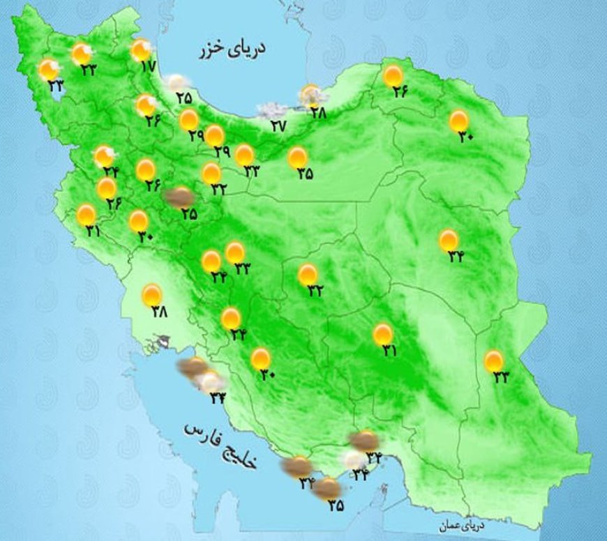 تشدید بارش‌ها در مناطق شمالی کشور