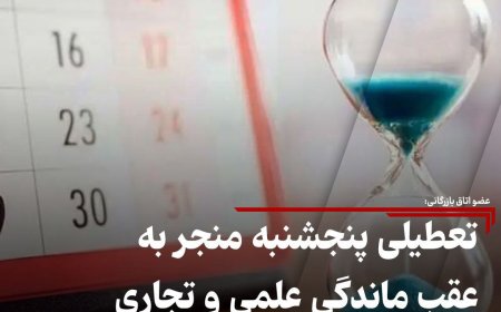 عضو اتاق بازرگانی: تعطیلی پنجشنبه منجر به عقب ماندگی علمی و تجاری کشور می‌شود