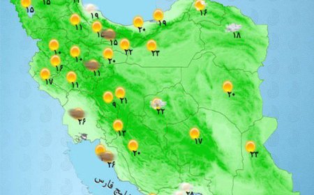 بارش باران و رعدوبرق در نیمه شمالی کشور