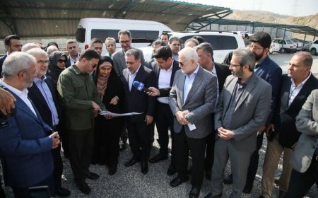بازدید وزیر راه و شهرسازی از احداث مرتفع‌ترین پل ایران و غرب آسیا