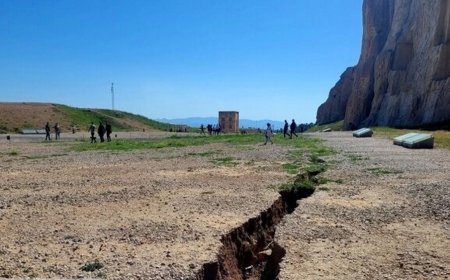 فرونشست دشت مرودشت ۳۰ سانت شده است