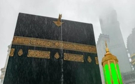 ببینید| خیابان های مکه رودخانه شد