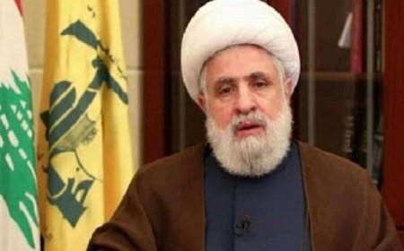 اولین سخنرانی دبیرکل جدید حزب‌الله لبنان