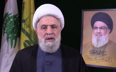 شیخ نعیم قاسم: به اجرای طرح نظامی سید حسن نصرالله ادامه می‌دهیم