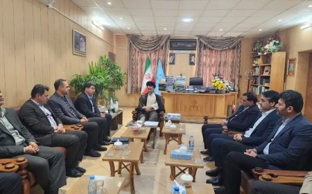 مدیرکل بنیاد مسکن استان فارس در دیدار با رییس کل دادگستری استان : قانون، خط قرمز برخورد با زیاده خواهی و سودجویی در تجاوز به حریم روستاها است