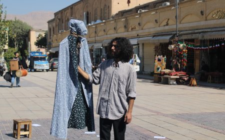 خیابان های شیرازی سکوی هنرنمایی هنر ششمی ها شد