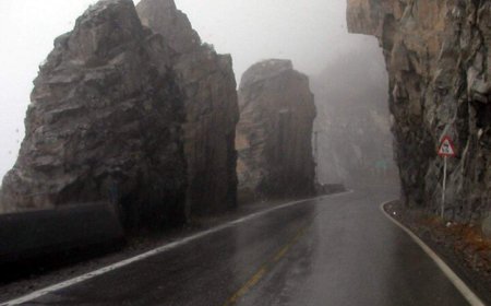 جاده چالوس بسته شد