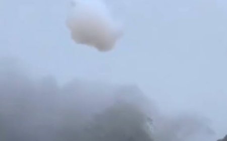 ابری که در اندونزی به زمین افتاد، مردم را غافلگیر کرد