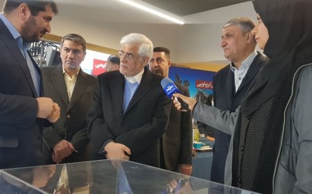 عارف به سازمان انرژی اتمی رفت