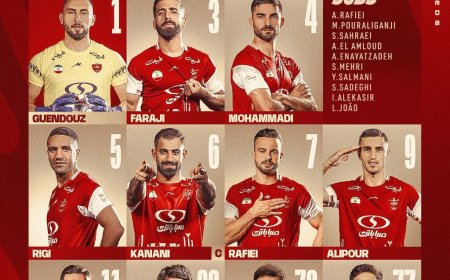 ترکیب پرسپولیس مقابل سپاهان