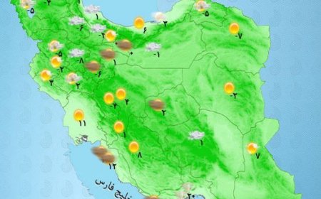 بارش پراکنده در مناطق جنوبی کشور