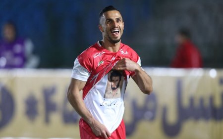 هوادار ۰-۵ پرسپولیس/ پایان خوش نیم‌فصل با کریم باقری