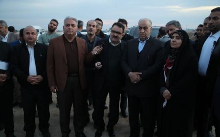 بازدید وزیر راه و شهرسازی از کمربندی اهواز