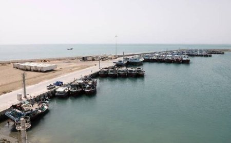 بهسازی و آسفالت محوطه‌های عملیاتی بندر جاسک انجام می شود