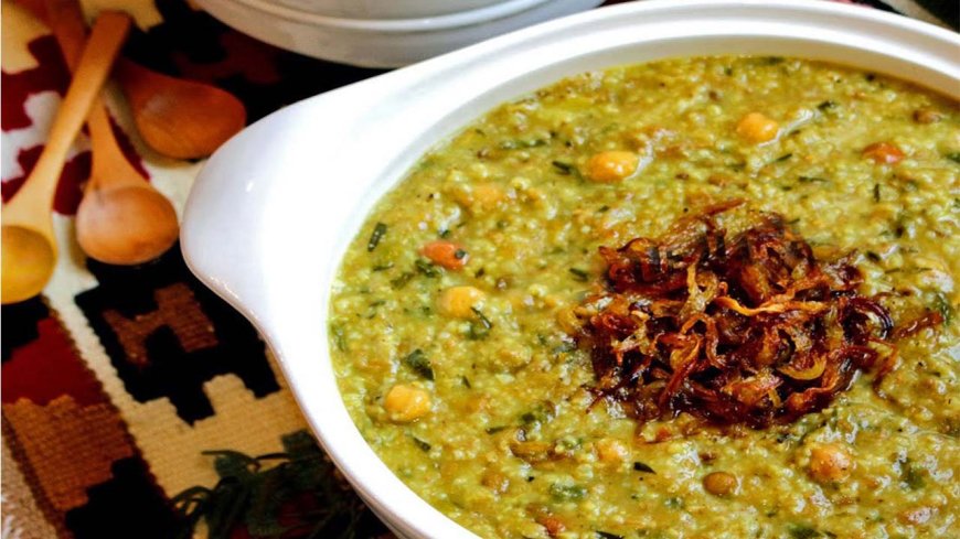 آش سبزی شیرازی را با این دستور اصیل درست کنید