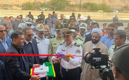 پلیس راه جنوب استان بوشهر به بهره‌برداری رسید
