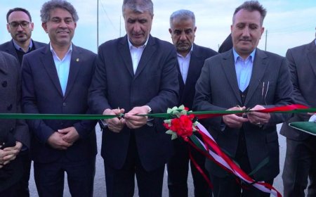 فاز دوم جاده دسترسی مجتمع بندری نگین به بهره‌برداری رسید
