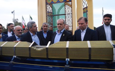 پزشکیان از نیروگاه هسته‌ای بوشهر بازدید کرد/ آغاز عملیات اجرایی در فازهای ۲ و ۳ نیروگاه