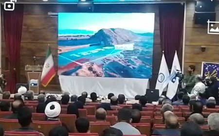 افتتاح سد تنگ خُمار فسا با حضور وزیر نیرو 