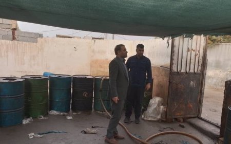 شناسایی و تخریب مخازن و باراندازهای سوخت قاچاق در محله نخل ناخدا بندرعباس