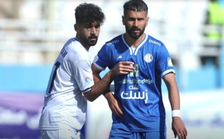 شکست تیم فوتبال استقلال خوزستان مقابل ملوان