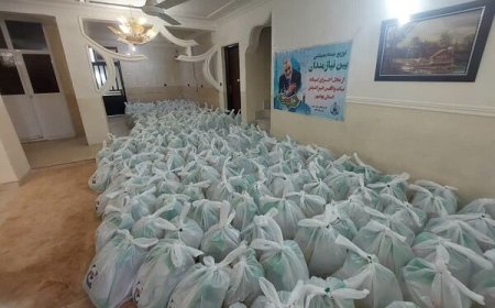 اجرای طرح قرار دوازدهم با توزیع سبد معیشتی بین نیازمندان اهل سنت کنگان