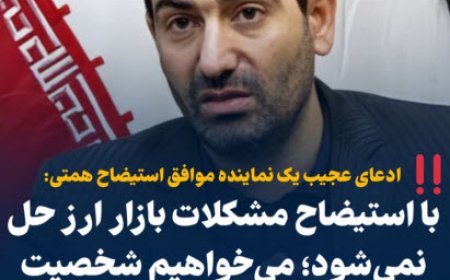 ادعای عجیب یک نماینده موافق استیضاح همتی‌: با استیضاح مشکلات بازار ارز حل نمی‌شود؛ می‌خواهیم شخصیت همتی را استیضاح کنیم!