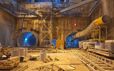 ببینید| آخرین وضعیت تونل خط دو قطار شهری شیراز ایستگاه میدان اطلسی