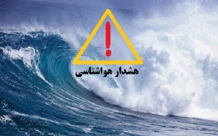 هشدار دریایی سطح زرد در استان بوشهر صادر شد