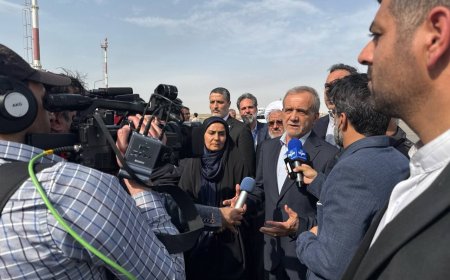 پزشکیان: آمده‌ایم تا از نزدیک مسائل حادثه انفجار بندرعباس را پیگیری کنیم