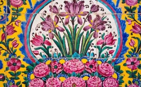 کاشی هفت رنگ شیراز و دیدگاه استاد تعبدی
