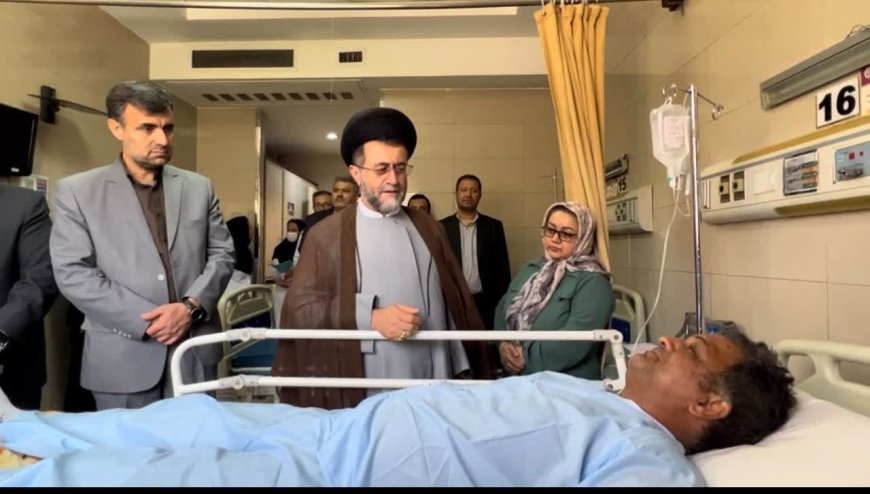 رئیس کل‌دادگستری فارس از مصدومین حادثه انفجار  بندر عباس عیادت کرد